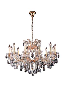 Подвесная люстра Crystal Lux Hollywood SP12 Gold