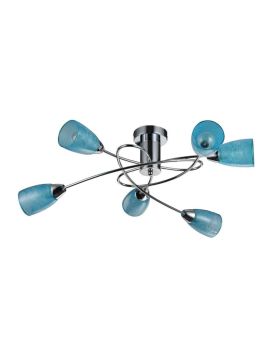 Потолочная люстра Freya Flash FR5103-CL-06-BL