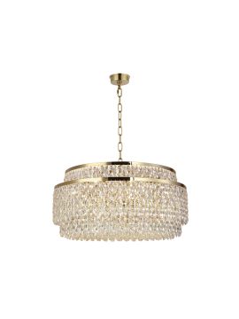 Подвесная люстра Newport Tiffany 8530/80 C gold polished М0070716