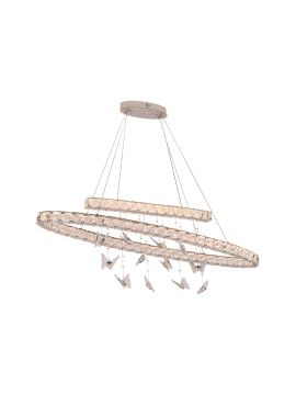 Подвесная люстра Newport 8120/120 oval chrome М0069613