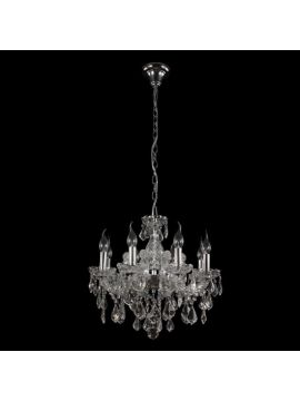 Подвесная люстра Crystal Lux Ines SP8 Chrome/Transparent