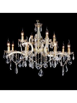 Подвесная люстра 11208+4/С gold