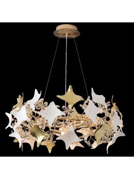 Подвесная люстра Crystal Lux LETISIA SP8 GOLD