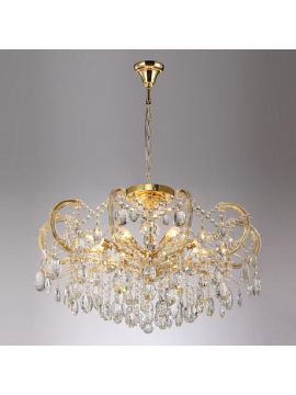 Подвесная люстра Crystal Lux Hollywood SP-PL8 Gold D800