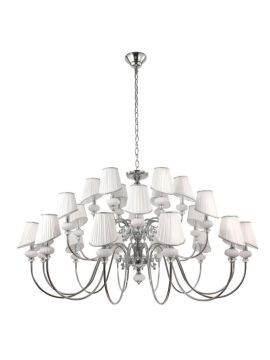 Подвесная люстра Crystal Lux Alma White SP-PL12+6+6