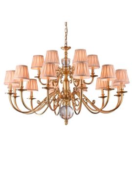 Подвесная люстра Newport 31018/C antique brass