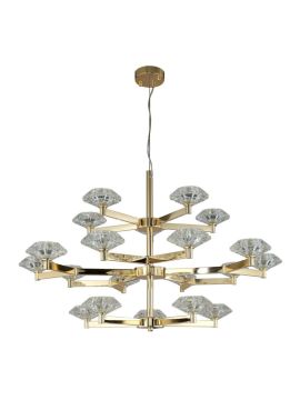 Подвесная люстра Crystal Lux Rebeca SP5+10+5 Gold