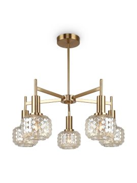 Люстра на штанге Freya Fero FR5366CL-05BS