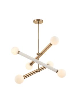 Люстра на штанге Freya Cross FR5381PL-06G