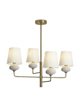 Люстра на штанге Freya Ceramics FR2029PL-04BS