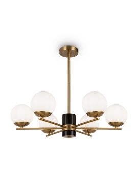 Люстра на штанге Freya Marble FR5230PL-06BS