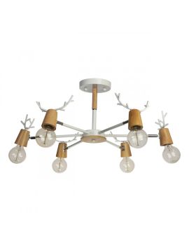 Люстра на штанге Loft IT Sven 10024/6 White