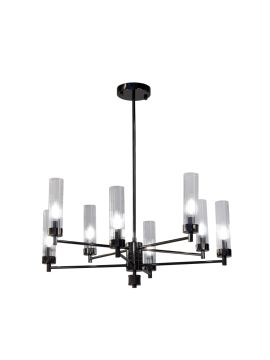 Люстра на штанге AM Group INDIGO SP8 PEARL BLACK