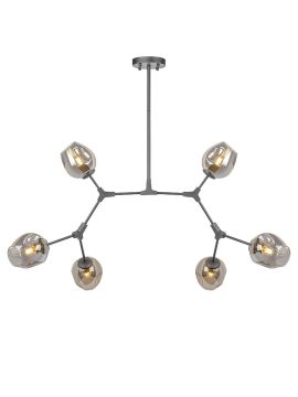 Люстра на штанге AM Group LOFT-6 BK