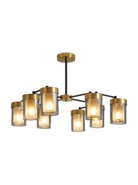 Люстра на штанге Freya Lora FR5432PL-08BBS