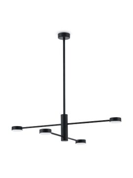 Люстра на штанге Freya Tactic FR5363CL-04B