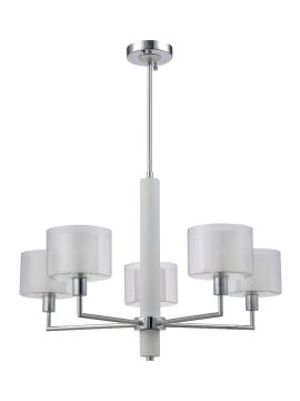 Люстра на штанге Crystal Lux MAESTRO SP-PL5 CHROME