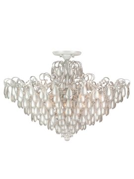 Потолочная люстра AM Group MONICA PL12 SILVER