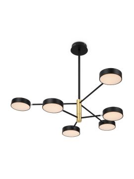 Люстра на штанге Freya Tibo FR6048CL-L6GR