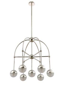 Люстра на штанге Crystal Lux Truena TRUENA SP-PL6+1 NICKEL