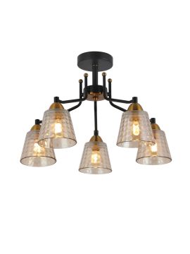 Люстра на штанге Freya Capella FR4017PL-05BBZ