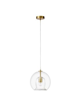 Подвесной светильник Crystal Lux LUISA SP1 BRASS/TRANSPARENT