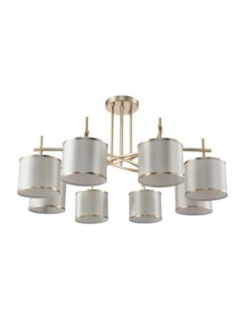 Потолочная люстра Crystal Lux Sergio PL8 Gold