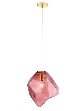 Подвесной светильник Crystal Lux NUESTRO SP1 GOLD/PINK