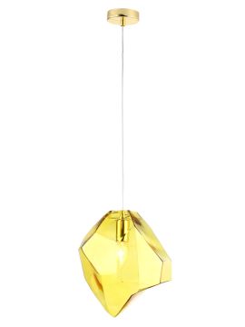 Подвесной светильник Crystal Lux NUESTRO SP1 GOLD/AMBER
