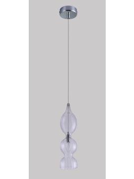 Подвесной светильник Crystal Lux Iris SP1 B Transparent