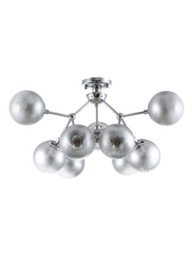 Потолочная люстра Crystal Lux Medea PL9 Chrome