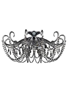 Потолочная люстра Crystal Lux Imperia PL6 Chrome/Smoke