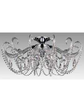 Потолочная люстра Crystal Lux Imperia PL6 Chrome/Transparente