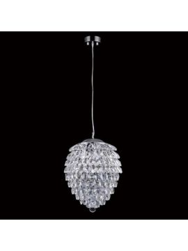 Подвесной светильник Crystal Lux Charme SP3+3 LED Chrome/Transparent