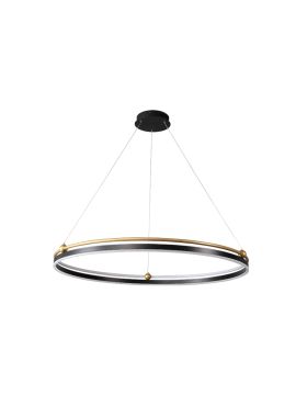 Подвесной светодиодный светильник Crystal Lux FERNANDO SP88W LED D1000 BLACK/GOLD
