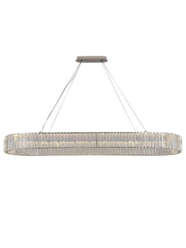 Подвесной светодиодный светильник Newport 8445/140 oval chrome М0065055