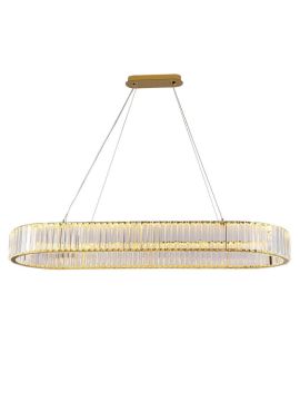 Подвесной светодиодный светильник Newport 8445/120 oval gold М0065054