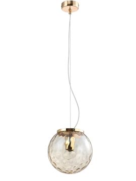 Подвесной светильник Crystal Lux Mayo MAYO SP1 D200 GOLD/AMBER