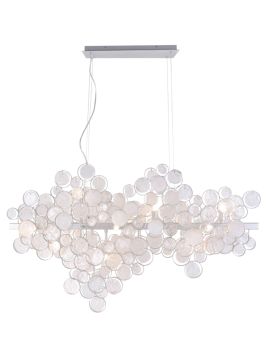 Подвесной светильник Crystal Lux Deseo DESEO SP12 L1000 SILVER