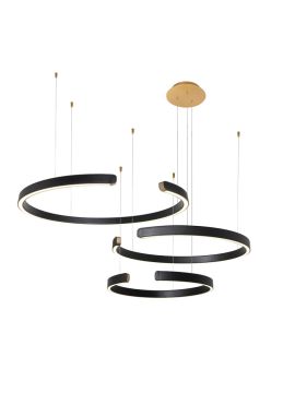 Подвесной светодиодный светильник Loft IT Ring 10025/3 Black