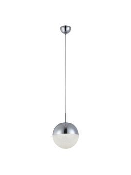Подвесной светодиодный светильник Crystal Lux Pio SP1 D150 Chrome