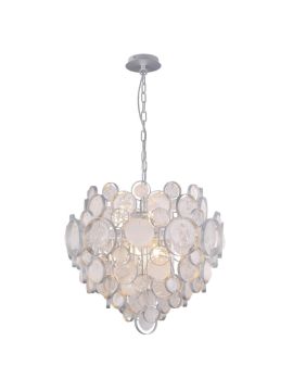 Подвесной светильник Crystal Lux Deseo SP6 D460 Silver