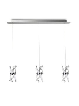 Подвесной светодиодный светильник Mantra Espirales 5080