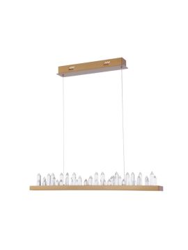 Подвесной светодиодный светильник Maytoni Gletscher H186-PL-01-40W-BS