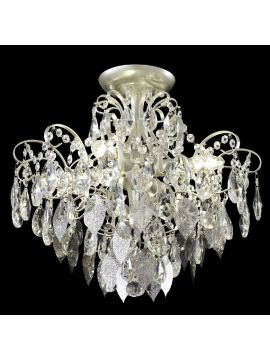 Потолочный светильник Crystal Lux ESMIRALDA PL4 SILVER