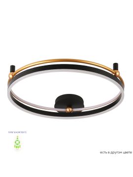 Потолочный светильник Crystal Lux FERNANDO PL72W LED BLACK/GOLD