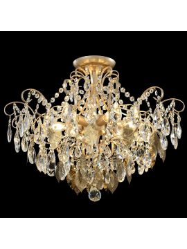 Потолочная люстра Crystal Lux ESMIRALDA PL6 GOLD