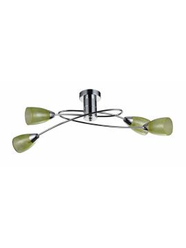 Потолочная люстра Freya Flash FR5103-CL-04-GN