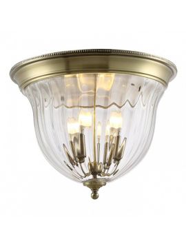 Потолочный светильник Crystal Lux Jugo PL4 Bronze/Transparente