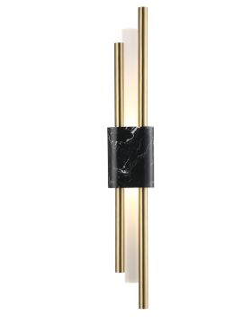 Настенный светильник Crystal Lux CARTA AP6W LED BLACK/BRASS